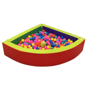Piscina de bolas en angulo, 150x150x40x15, Ref. 1000